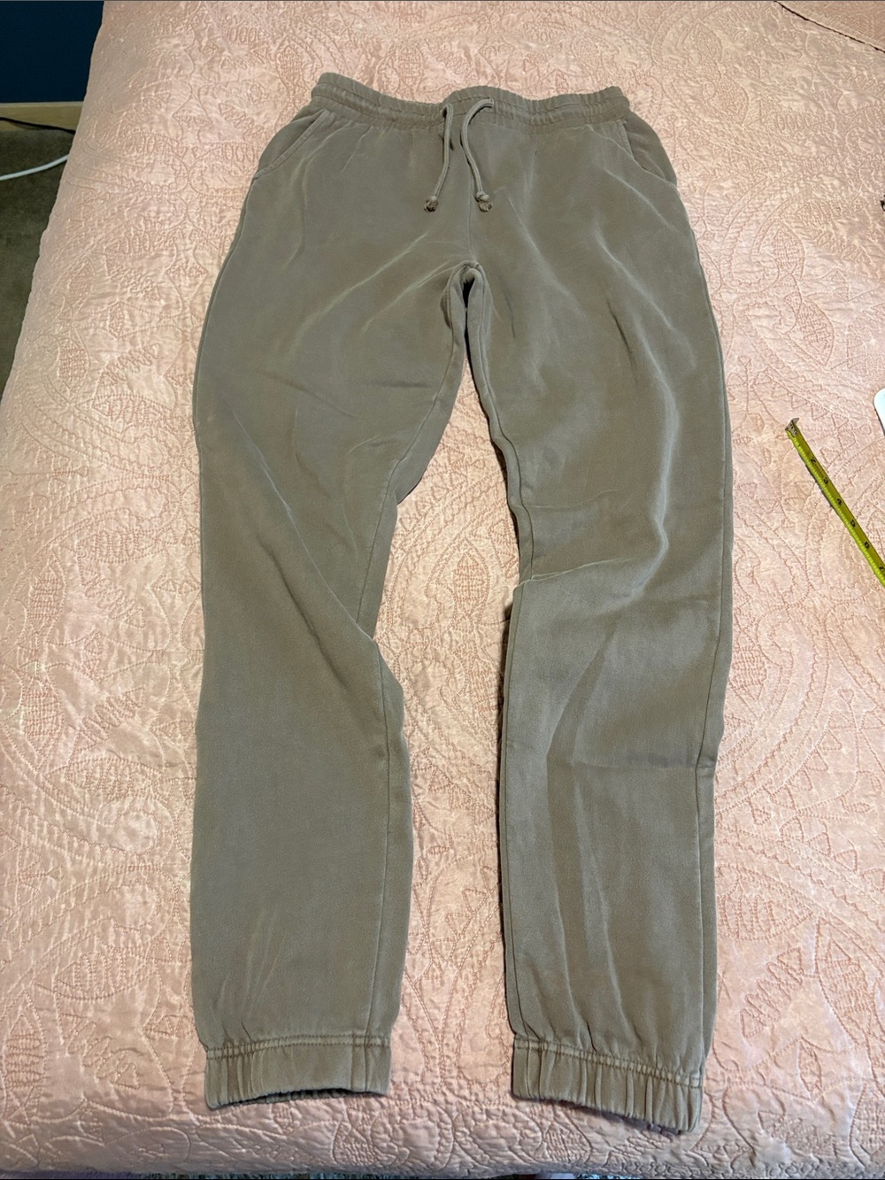Women's Olive Drawstring Joggers